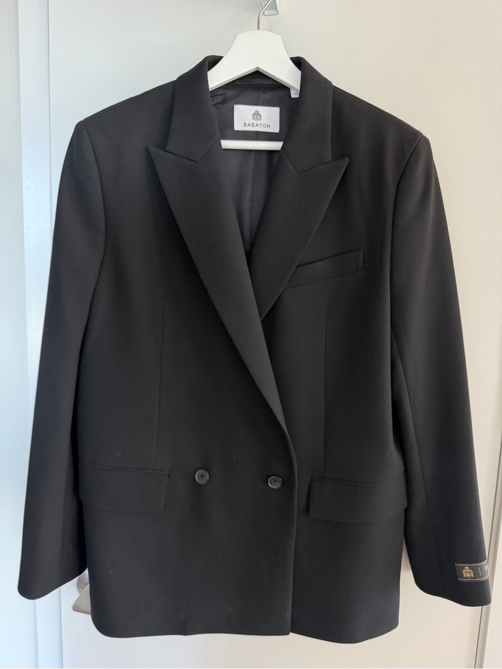 Babaton | Millions Black Double-Breasted Blazer